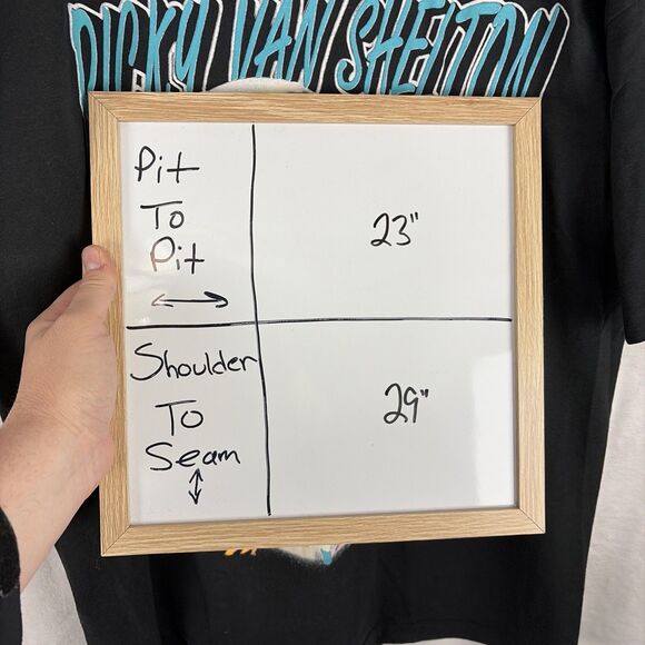 Vintage Ricky Van Shelton Tour T Shirt Size XL 1993 Concert Tee Country Black - Picture 8 of 8